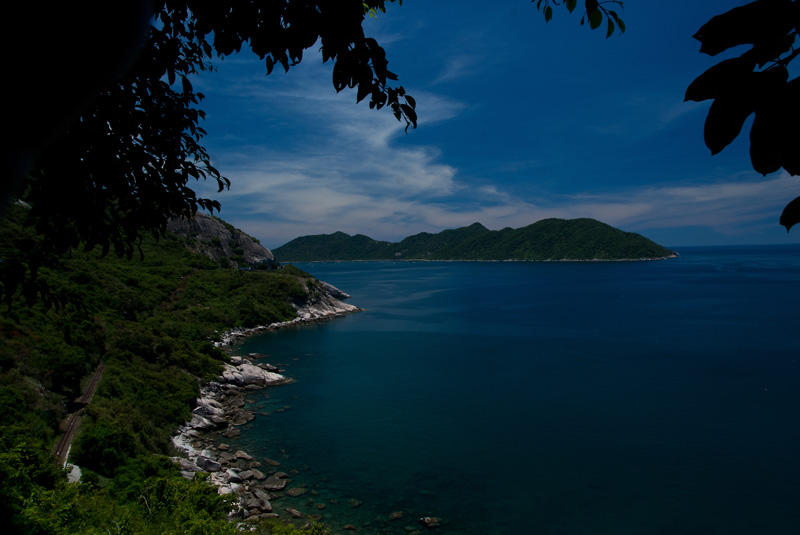 Uitzicht onderweg naar Nha Trang