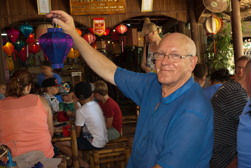 Harm trots op zijn lampion